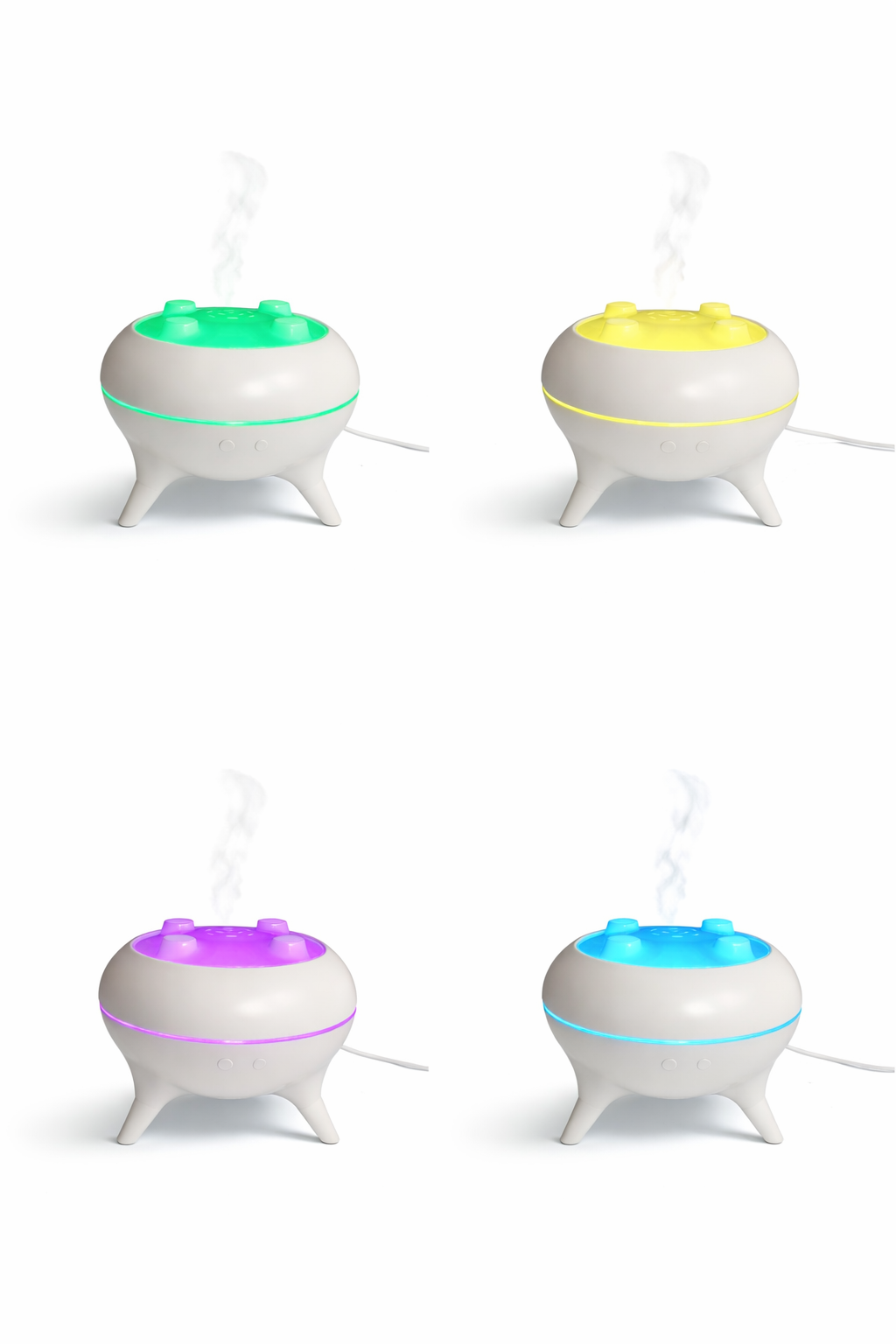 RGB Jellyfish Air Diffuser – Color-Changing LED Humidifier